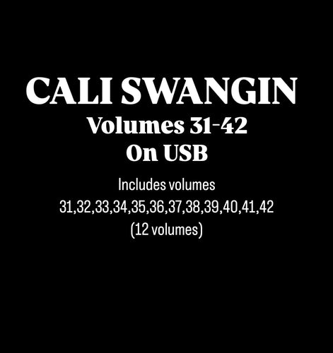 Cali Swangin USB #4 Volumes 31-42 (12 volumes)