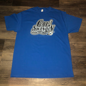 Cali Swangin Logo Tee (Royal BLUE Short Sleeve)