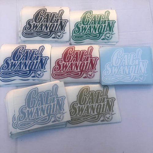 Cali Swangin Window Decal 4x6