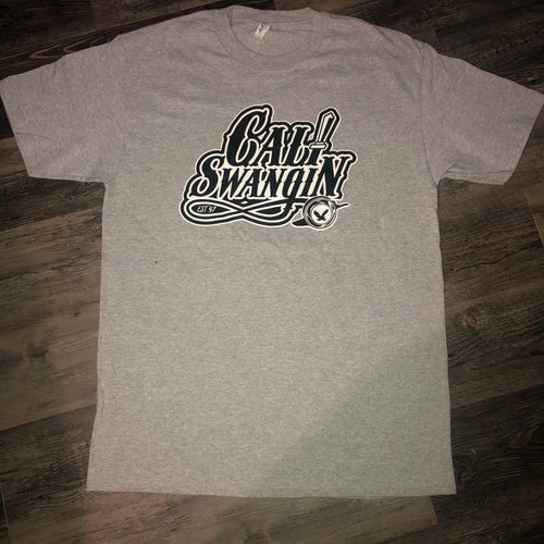 Cali Swangin Logo Tee (Grey Short Sleeve)